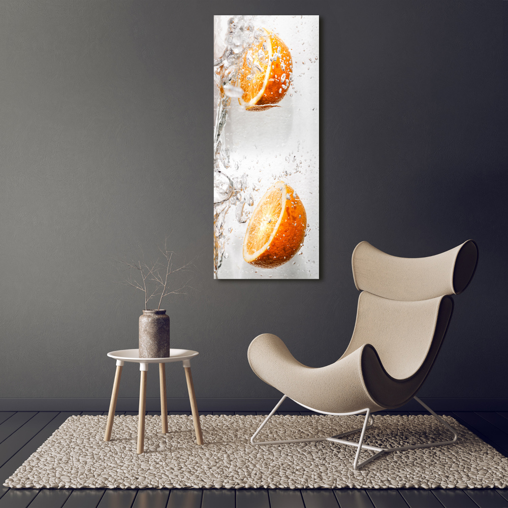 Tableau photo sur verre Oranges