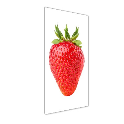 Tableau photo sur verre Lait et framboises