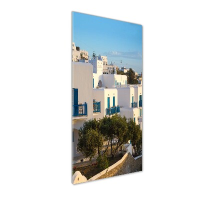 Tableau verre imprimé Mykonos Grèce