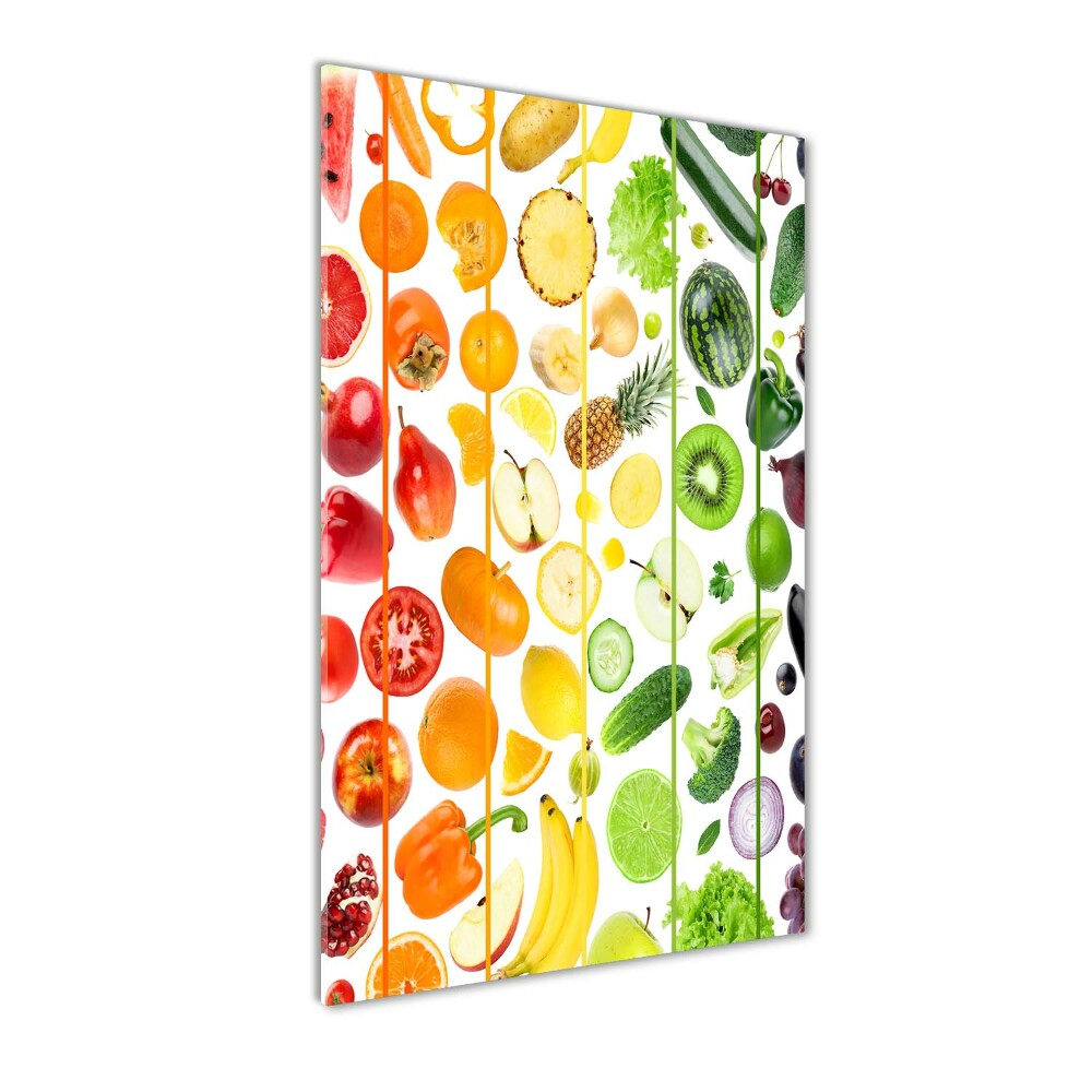 Tableau verre imprimé Fruits et légumes