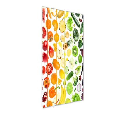 Tableau verre imprimé Fruits et légumes