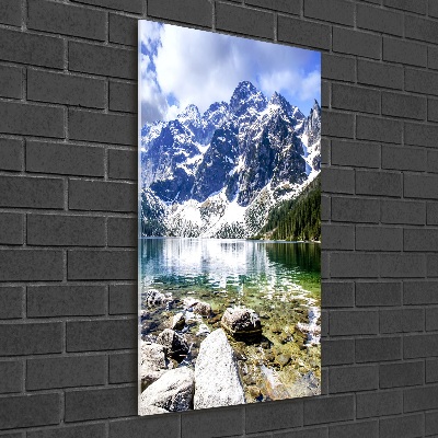 Tableau imprimé sur verre Morskie Oko Tatry