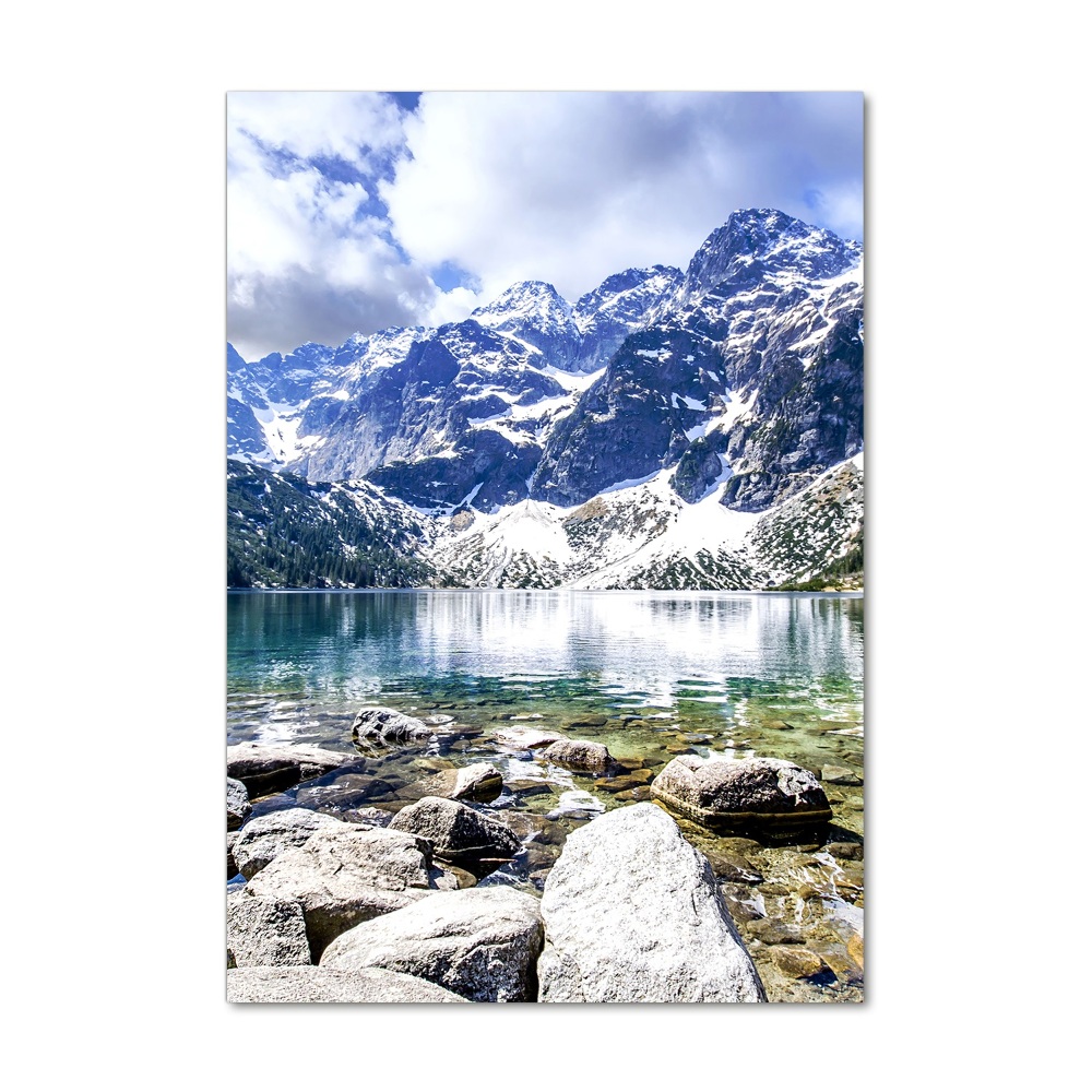 Tableau imprimé sur verre Morskie Oko Tatry