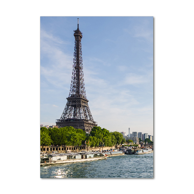 Tableau en verre Tour Eiffel symbole de la France