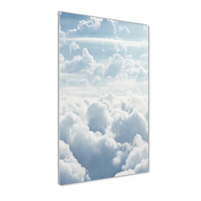 Tableau photo sur verre Vol au-dessus des nuages