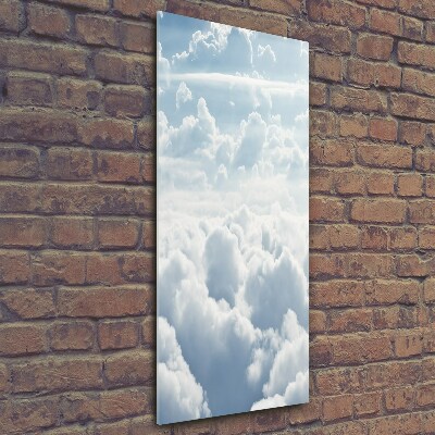 Tableau photo sur verre Vol au-dessus des nuages