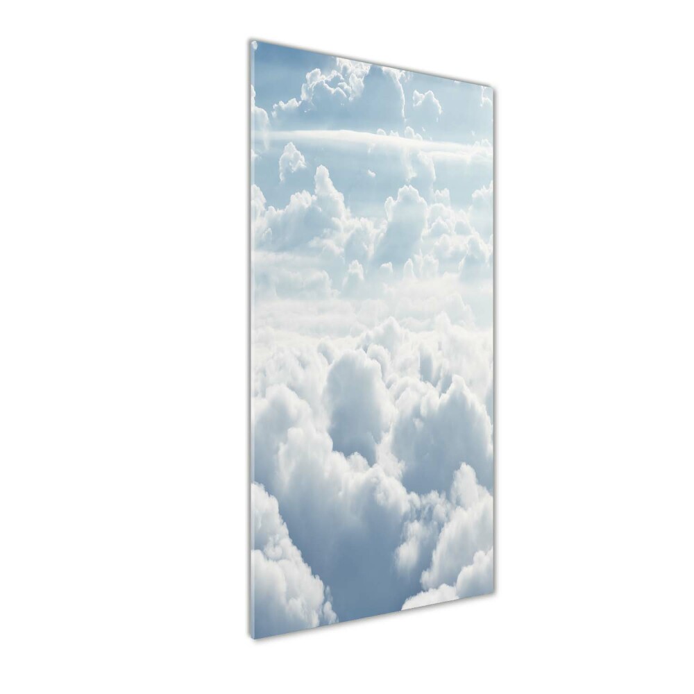 Tableau photo sur verre Vol au-dessus des nuages