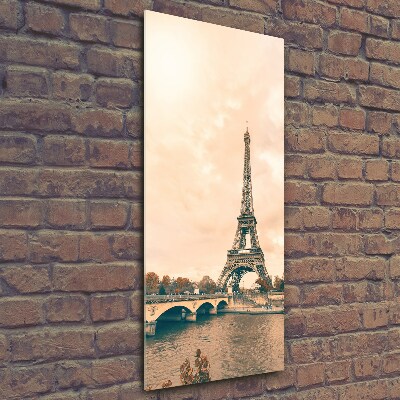 Tableau sur verre Tour Eiffel symbole de Paris