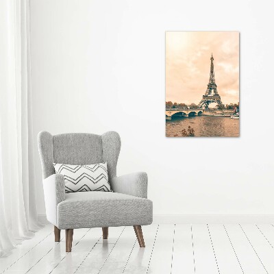 Tableau sur verre Tour Eiffel symbole de Paris