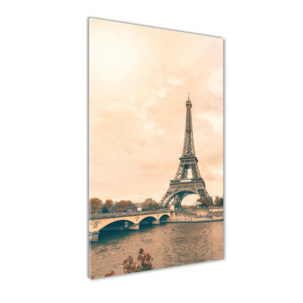 Tableau sur verre Tour Eiffel symbole de Paris