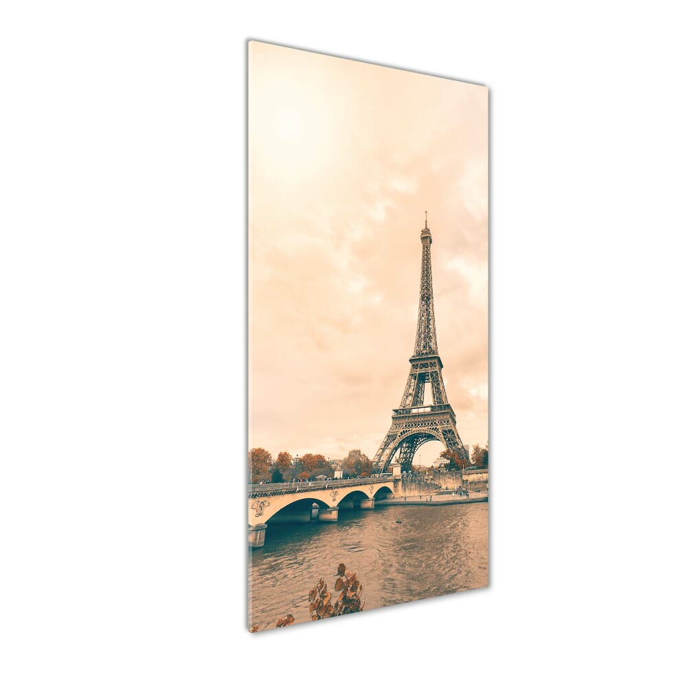 Tableau sur verre Tour Eiffel symbole de Paris