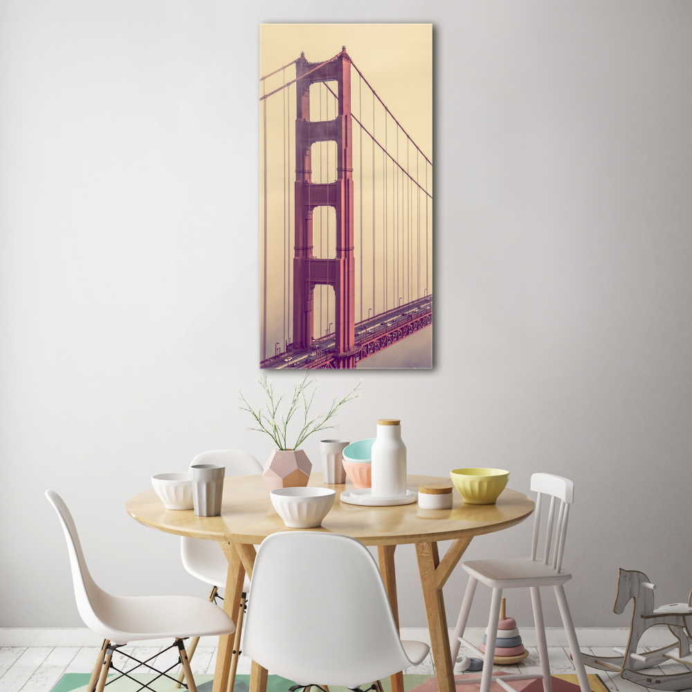 Tableau imprimé sur verre Pont de San Francisco