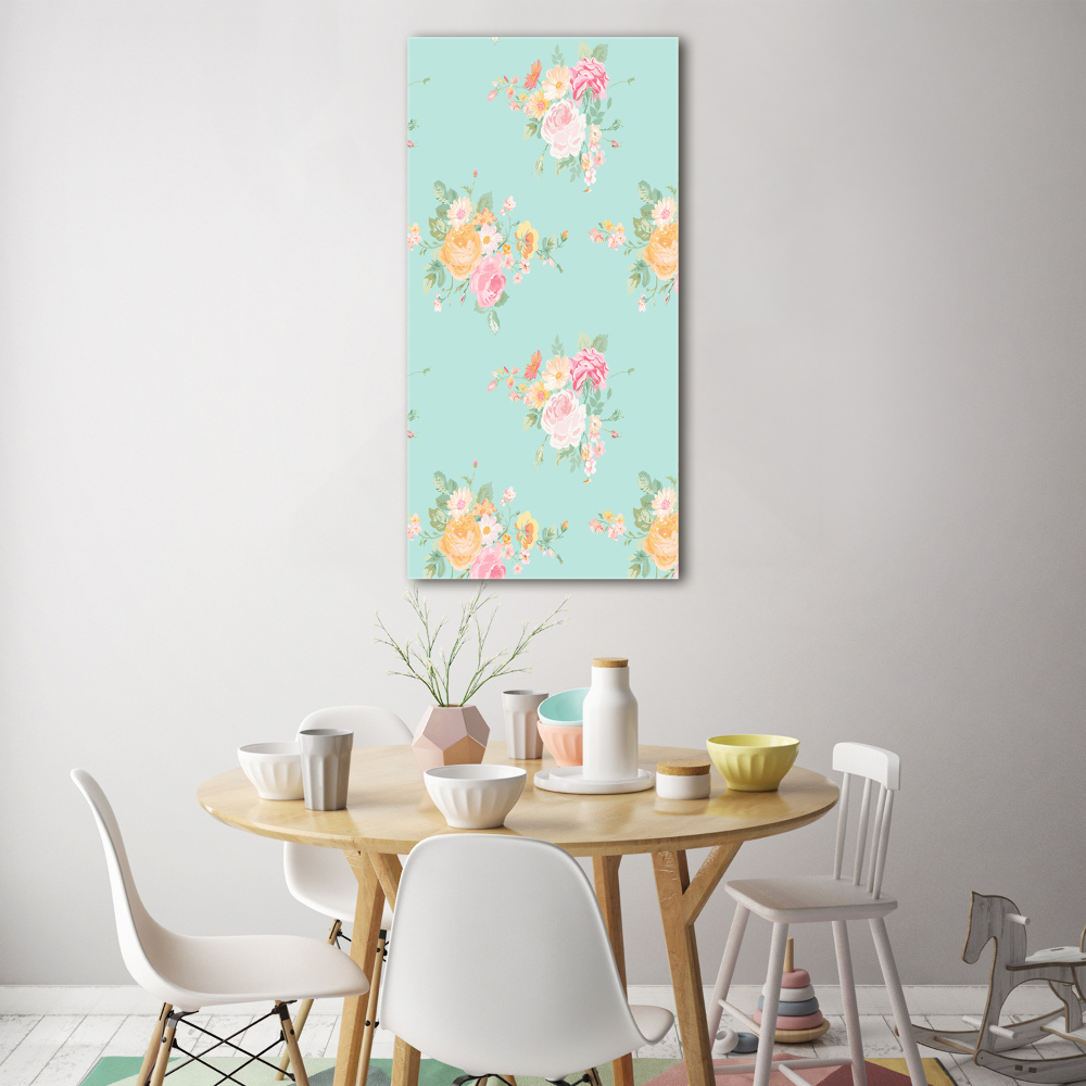 Tableau imprimé sur verre Fleurs