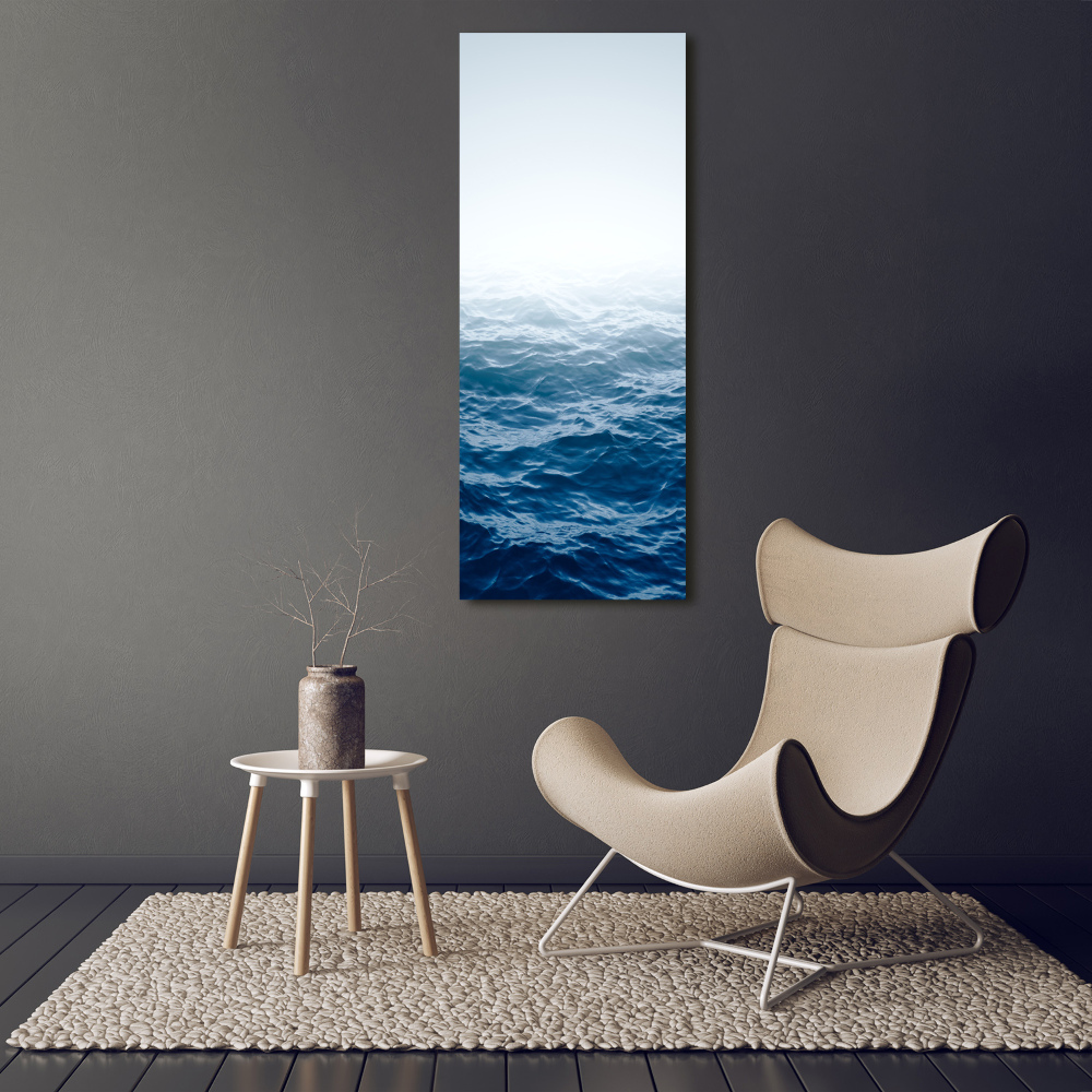 Tableau sur verre Vagues de la mer