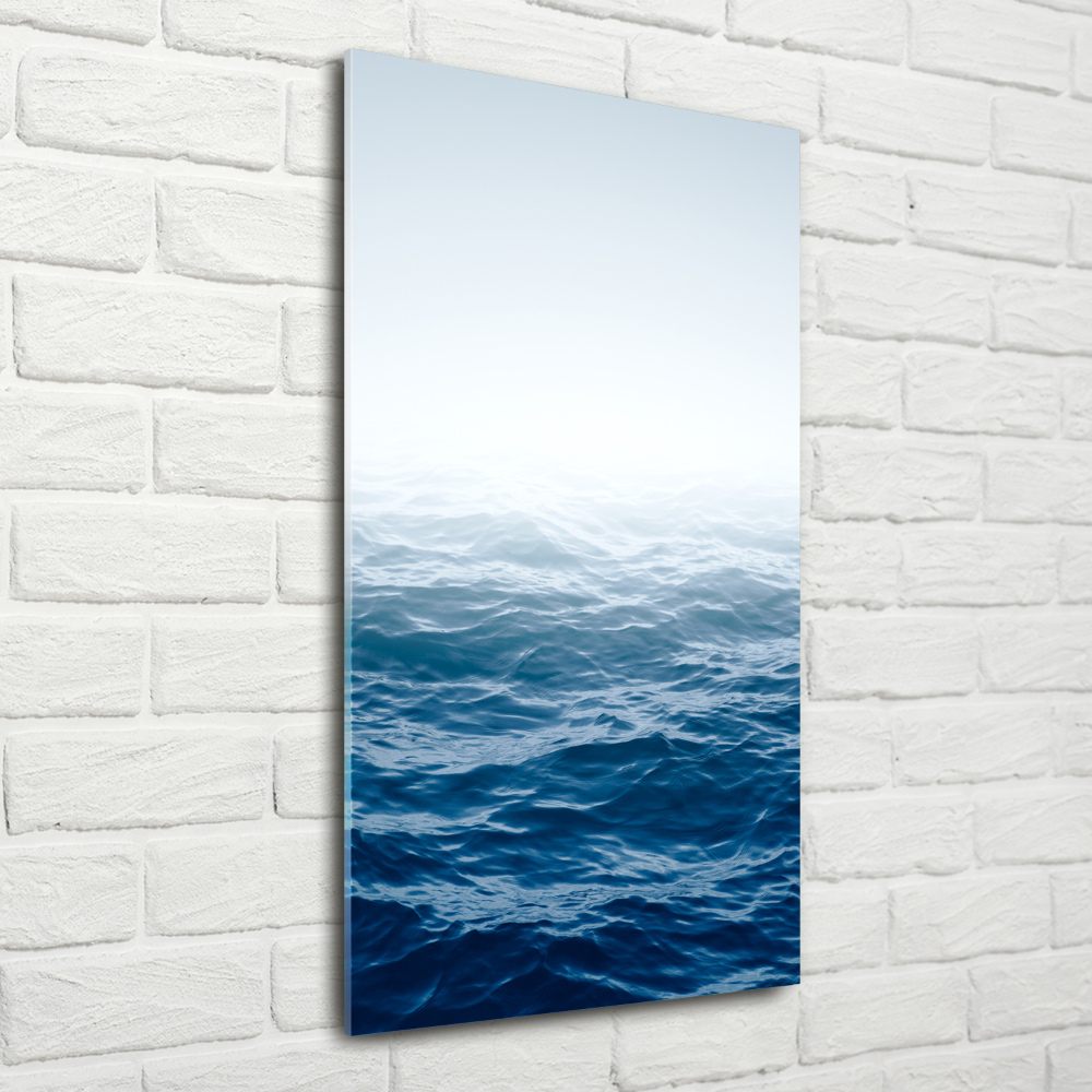 Tableau sur verre Vagues de la mer