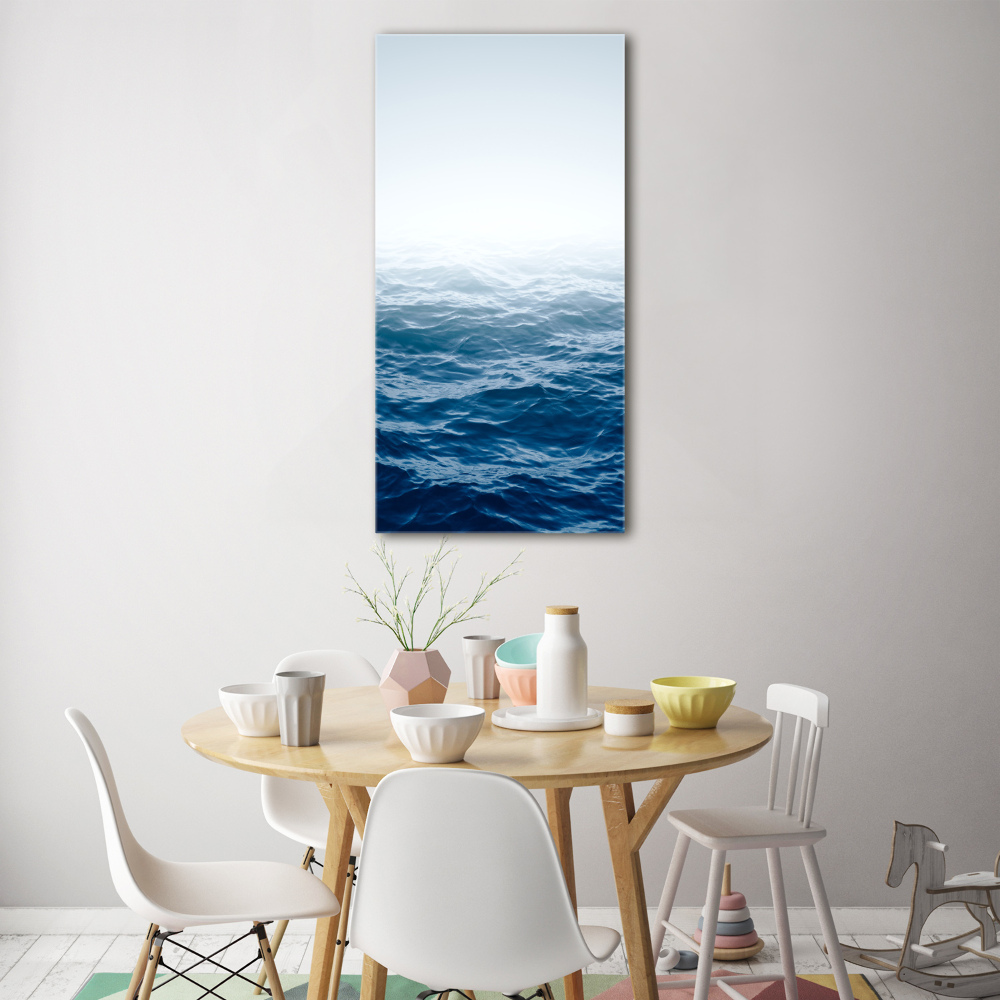 Tableau sur verre Vagues de la mer