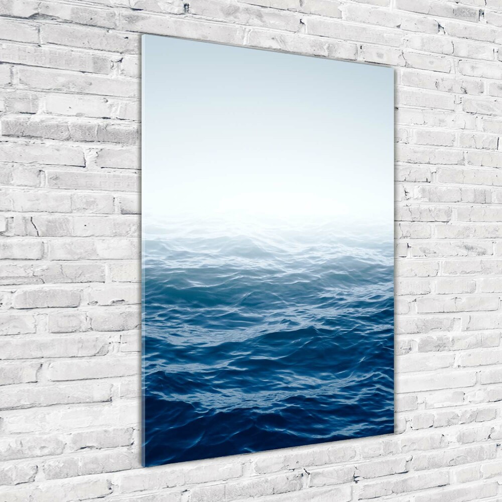 Tableau sur verre Vagues de la mer