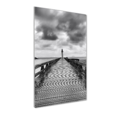 Tableau photo sur verre Phare