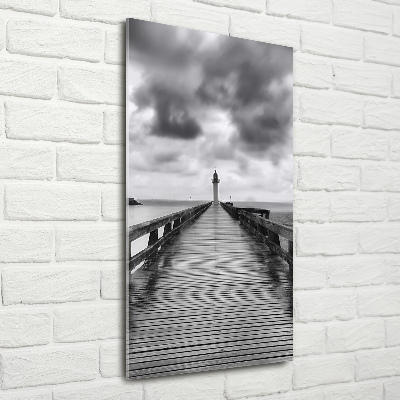 Tableau photo sur verre Phare