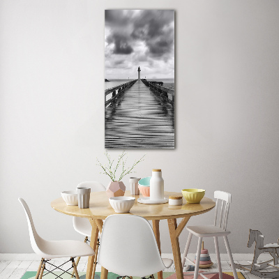 Tableau photo sur verre Phare