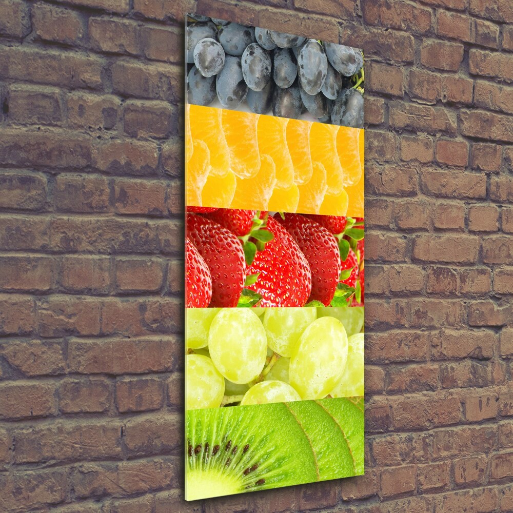 Tableau en verre Fruits