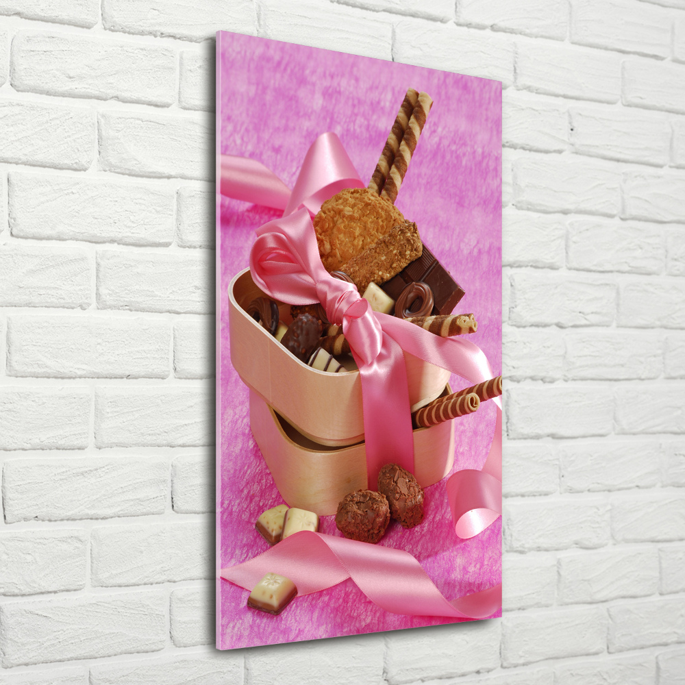 Tableau imprimé sur verre Bonbons