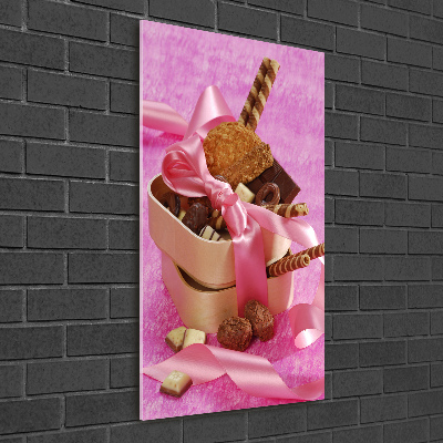 Tableau imprimé sur verre Bonbons