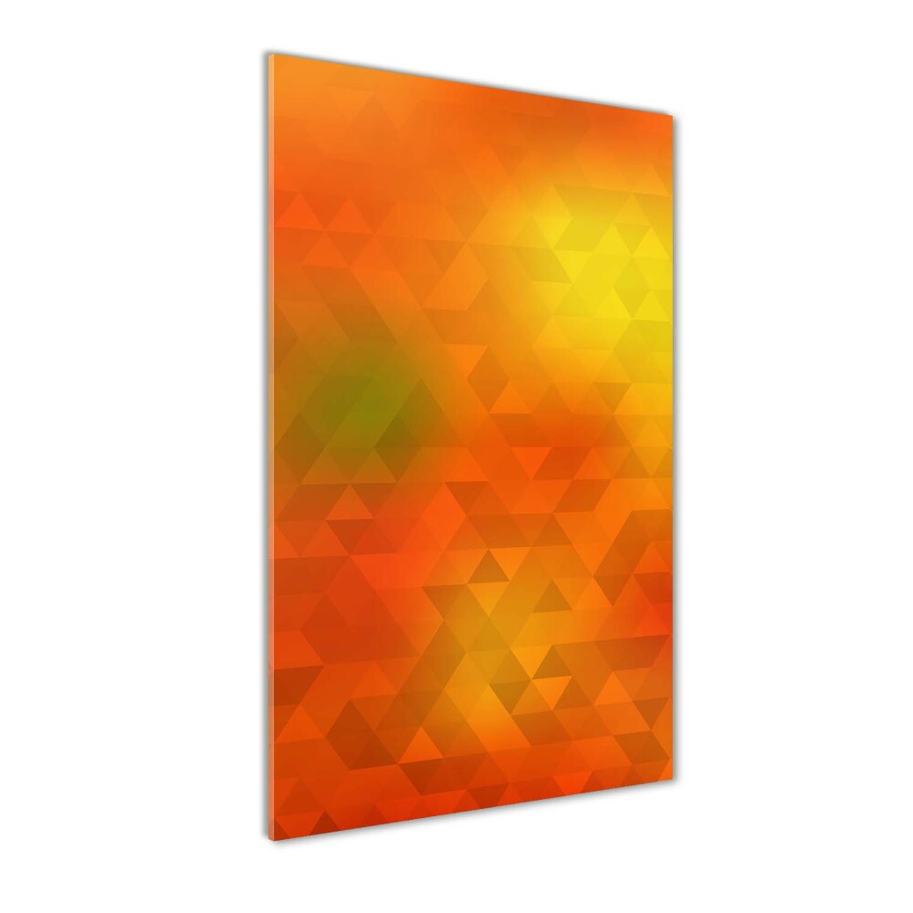 Tableau photo sur verre Triangles abstraits