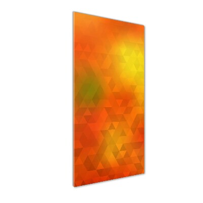 Tableau photo sur verre Triangles abstraits