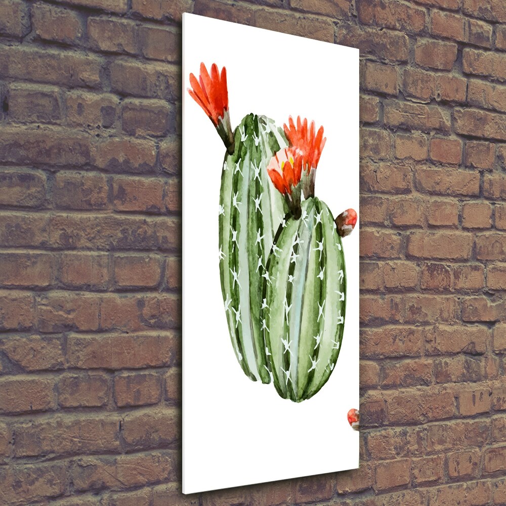 Tableau imprimé sur verre Cactus