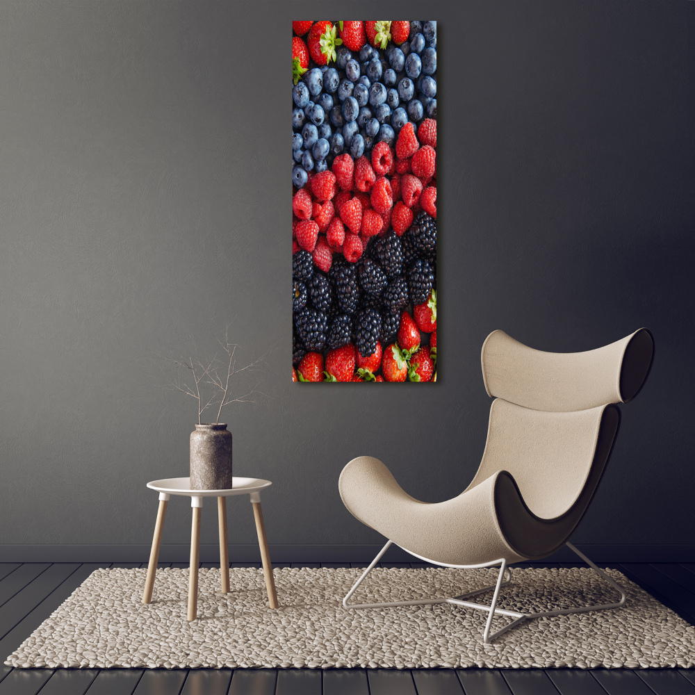 Tableau imprimé sur verre Fruits des bois