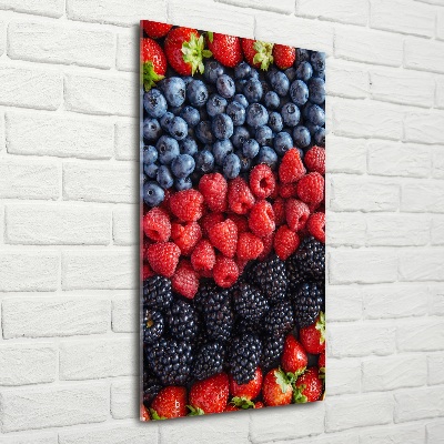 Tableau imprimé sur verre Fruits des bois