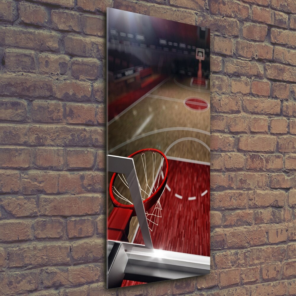 Tableau en verre Terrain de basket