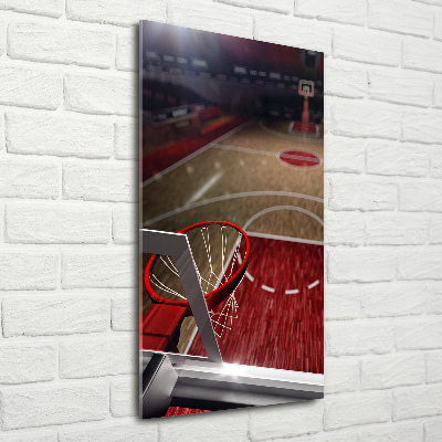 Tableau en verre Terrain de basket