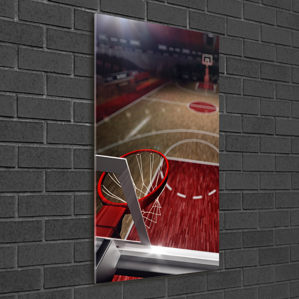 Tableau en verre Terrain de basket