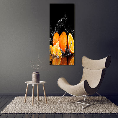 Tableau en verre Oranges fruit