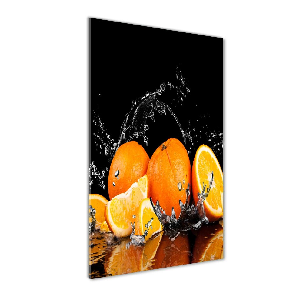 Tableau en verre Oranges fruit