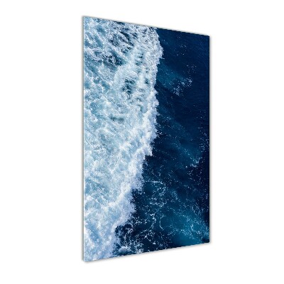 Tableau imprimé sur verre Vagues de la mer