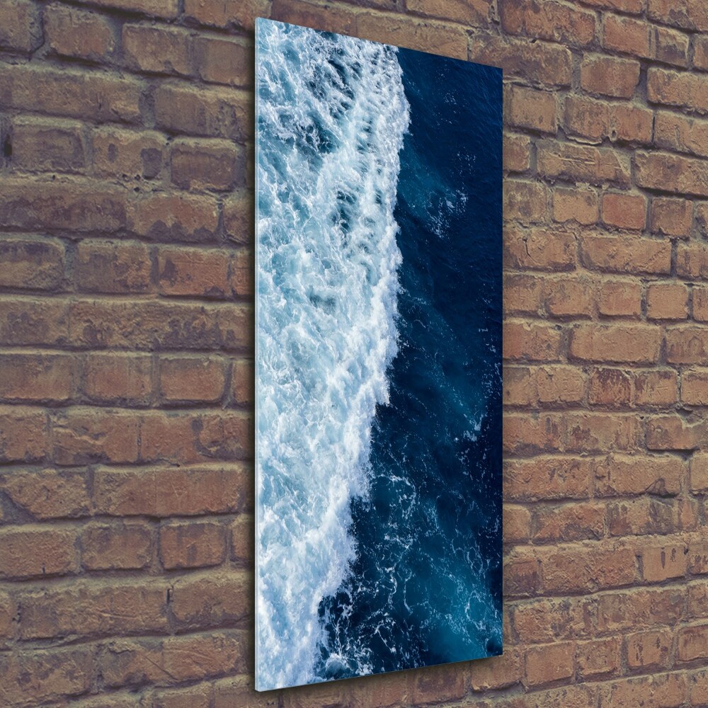 Tableau imprimé sur verre Vagues de la mer