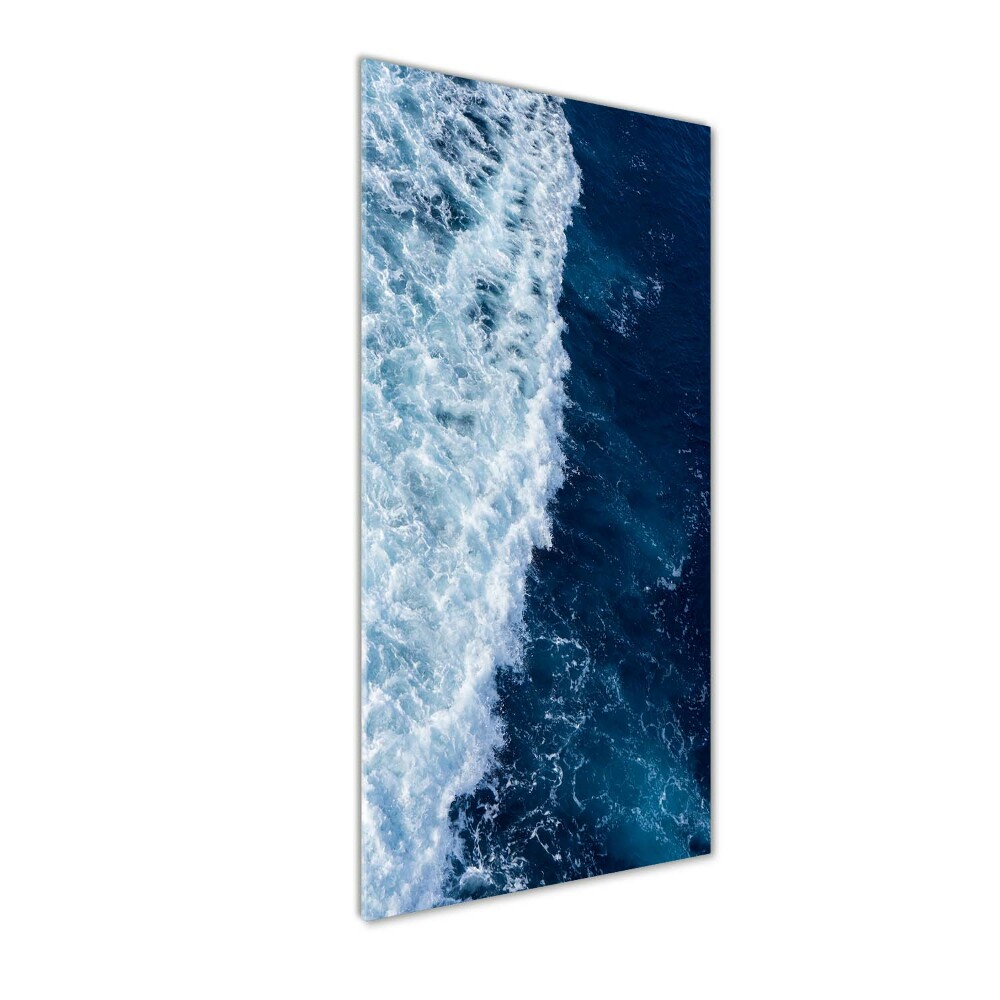 Tableau imprimé sur verre Vagues de la mer