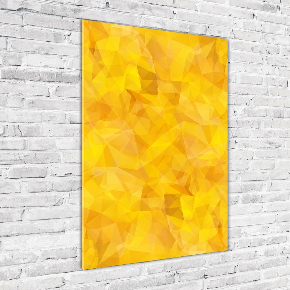 Tableau en verre Triangles abstraits