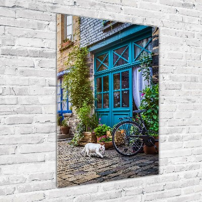 Tableau imprimé sur verre Rue charmante