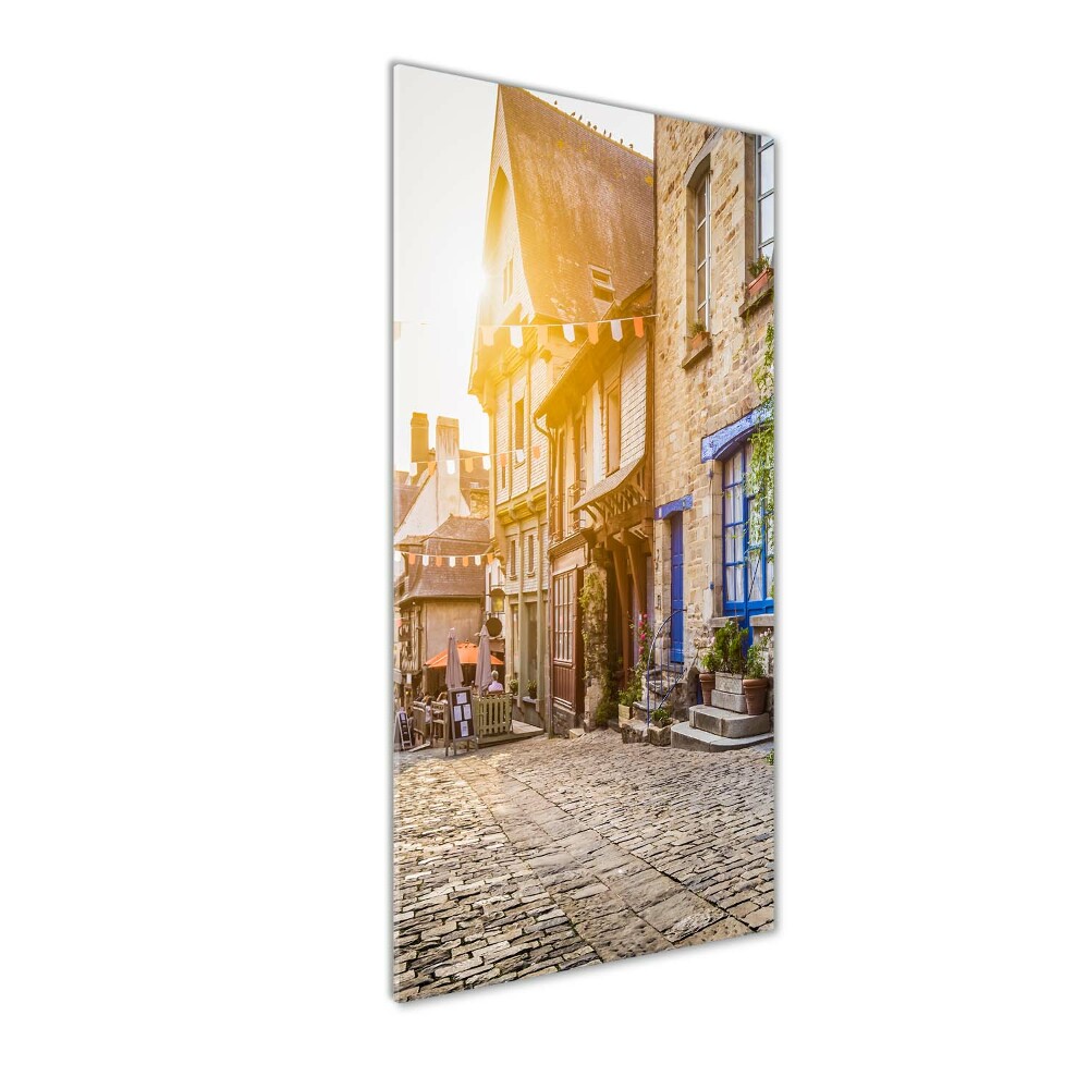 Tableau imprimé sur verre Rue charmante