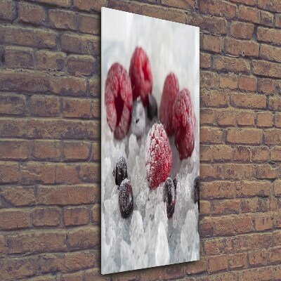 Tableau photo sur verre Fruits glacés