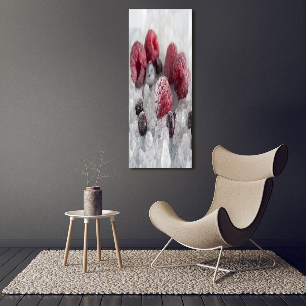 Tableau photo sur verre Fruits glacés