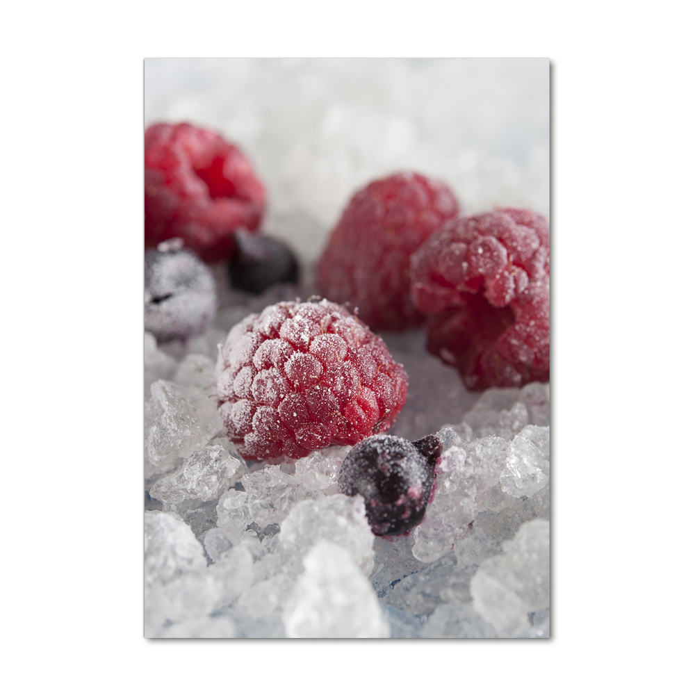 Tableau photo sur verre Fruits glacés