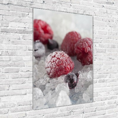 Tableau photo sur verre Fruits glacés