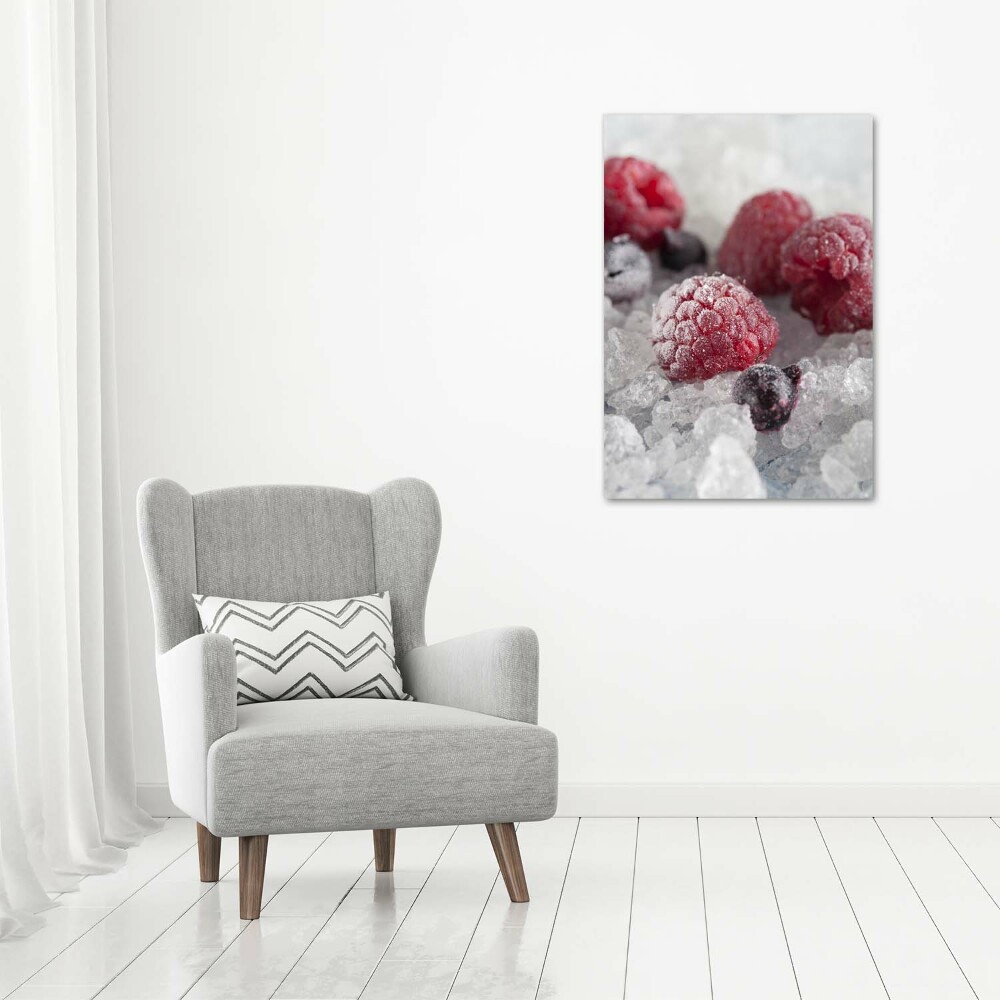 Tableau photo sur verre Fruits glacés