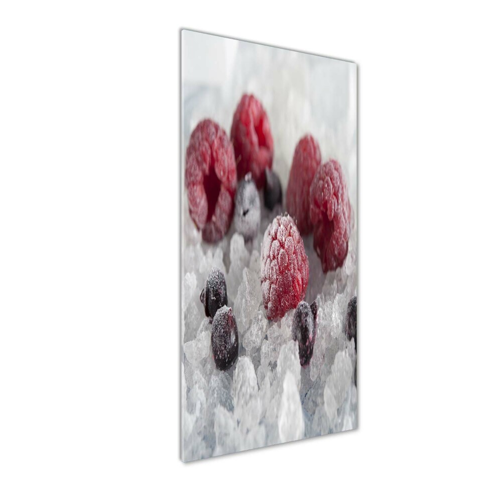 Tableau photo sur verre Fruits glacés