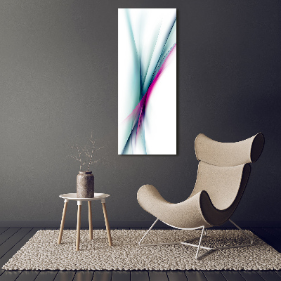 Tableau sur verre Motif des vagues